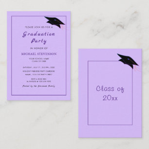 Diseñar su propio color Morado Invitación a la Gra