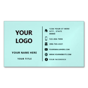 Diseñar su propio imán de tarjetas de visita en co