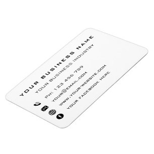 Diseñar su propio imán de tarjetas promocionales