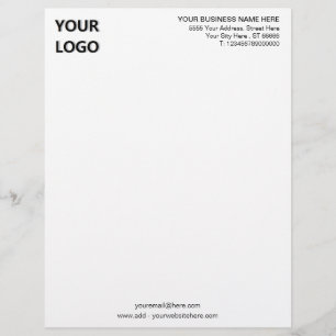 Diseñar su propio membrete comercial personalizado