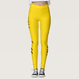 Diseñar su propio nombre en elegantes leggings de