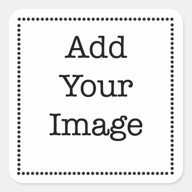 Diseñar su propio Pegatina cuadrado personalizado (Anverso)