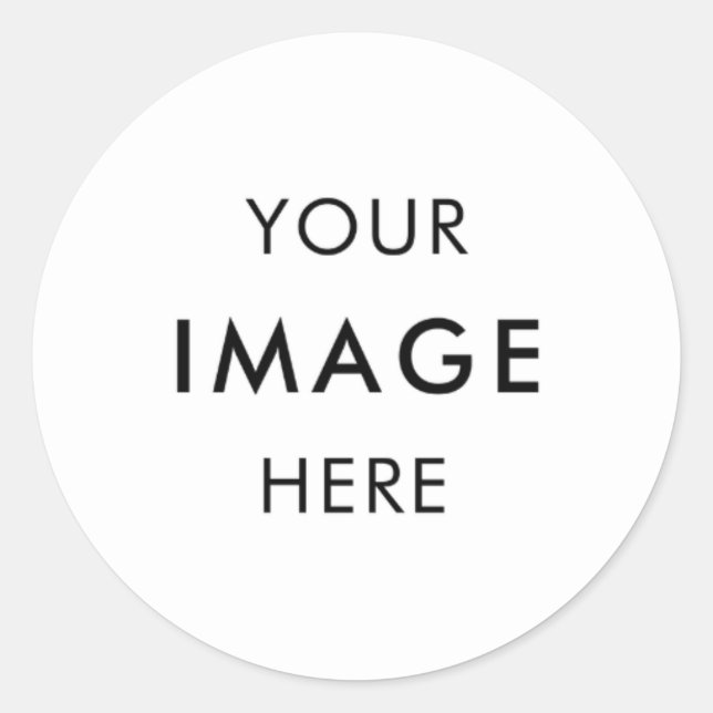 Diseñar su propio Pegatina de redondeo clásico (Anverso)