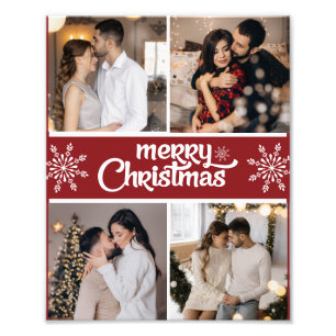 Diseñar sus propios 4 Navidades de Collage de foto