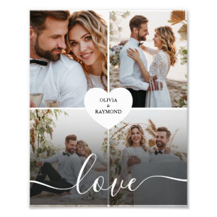 Diseñar tu propia fotografía del Collage de amor