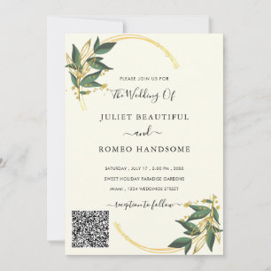 Diseñar tu propia invitación de boda con código QR