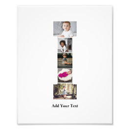 Diseñar tu propia letra I Collage de fotos