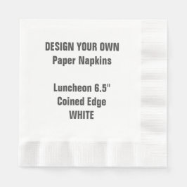Diseñar tu propia servilleta de papel de almuerzo
