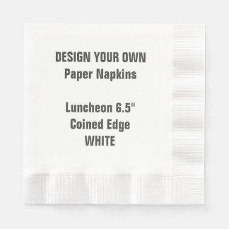 Diseñar tu propia servilleta de papel de almuerzo 