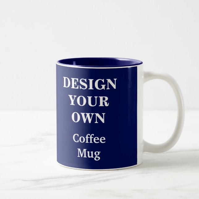 Diseñar tu propia taza - Azul (Derecha)