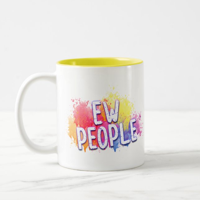 Diseñar tu propia :-) taza de café de dos tonos (Izquierda)