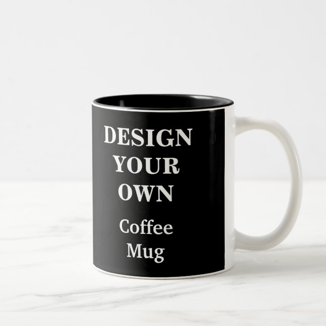 Diseñar tu propia taza - Negro (Derecha)