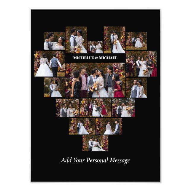 Diseñar tu propio Collage de fotos con forma de co (Frente)