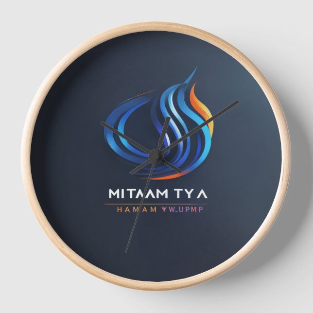 Diseñar tu tiempo: Creaciones de reloj de pared Pe (Anverso)