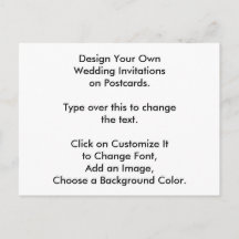 Diseñar tus propias invitaciones de boda en postal
