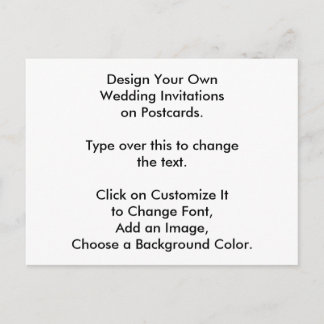 Diseñar tus propias invitaciones de boda en postal