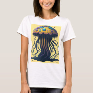 Diseñar una camiseta etérea que capte la gracia y