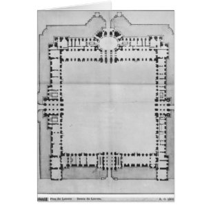 Diseñe para los edificios del este del Louvre