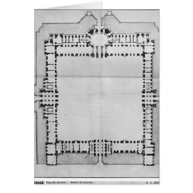 Diseñe para los edificios del este del Louvre (Frente)