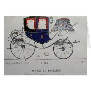 Diseñe para un 'Coupe Dorsay de Fantaisie'