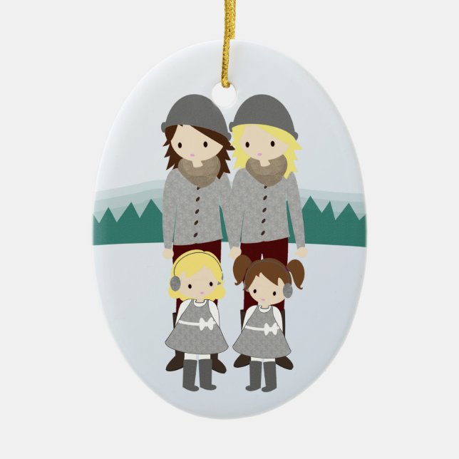 Diseñe su ornamento adaptable del navidad de la (Frente)