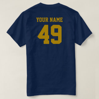 Diseñe su propia camiseta de los números