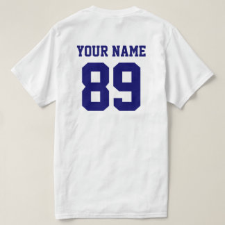 Diseñe su propia camiseta de los números