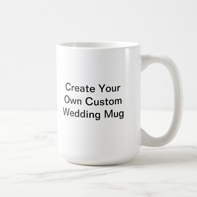 Diseñe su propia taza de encargo de la boda (Derecha)