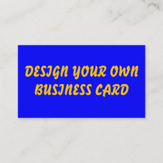 DISEÑE SU TARJETA DE OWNBUSINESS