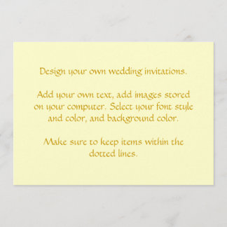 Diseñe sus propias invitaciones de la boda