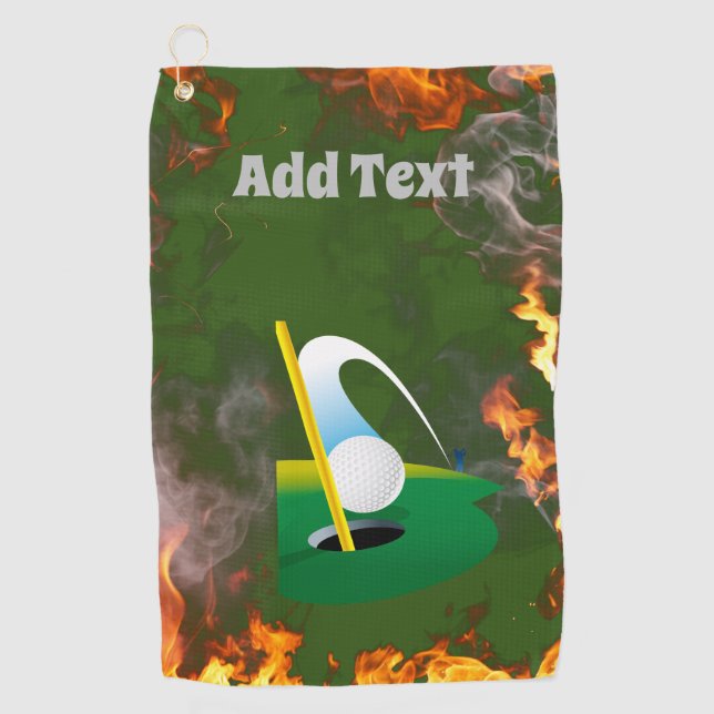 Diseñe sus propias toallas de golf únicas para cad (Anverso)