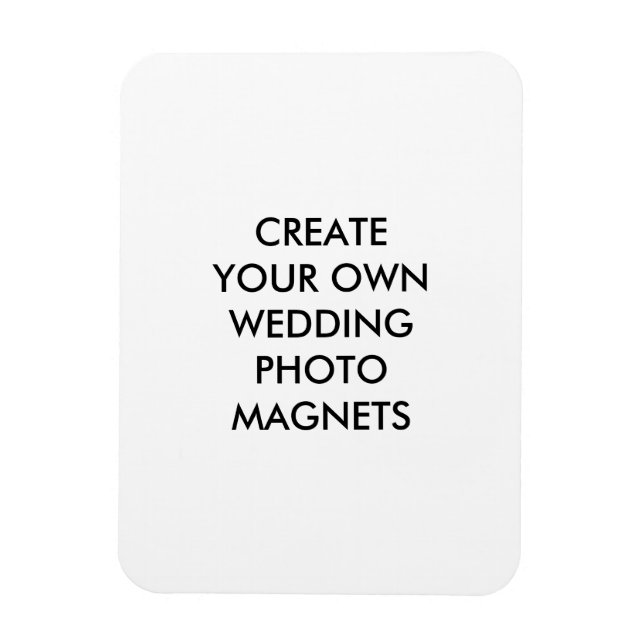 Diseñe sus propios imanes de la foto del boda (Vertical)