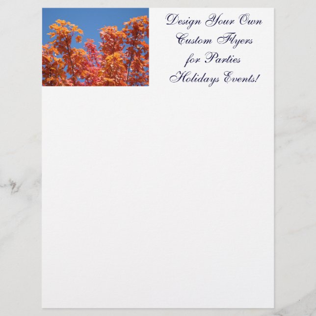 ¡Diseñe Sus Propios Volantes personalizados! Fiest (Frente)