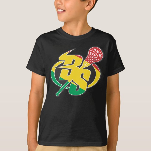 Diseño 3 de la camiseta del niño de LaCrosse de (Anverso)