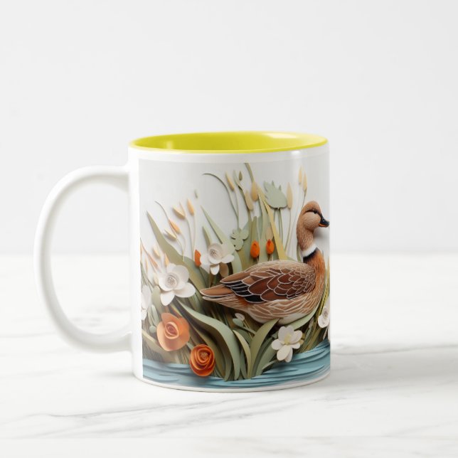 Diseño 3D de tazas y tazas (Izquierda)