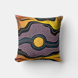 Diseño aborigen un Cojín decorativo