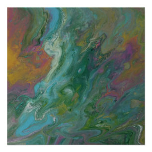 Diseño abstracto arte arte moderno Poster brillant