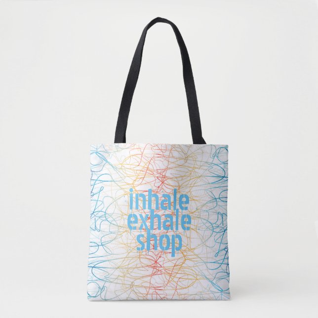 diseño abstracto de bolsos de comillas de compra (Anverso)