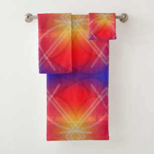 Diseño abstracto de capas de atracciones neonesas