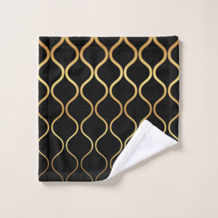 Diseño abstracto de color negro, dorado, fresco, 