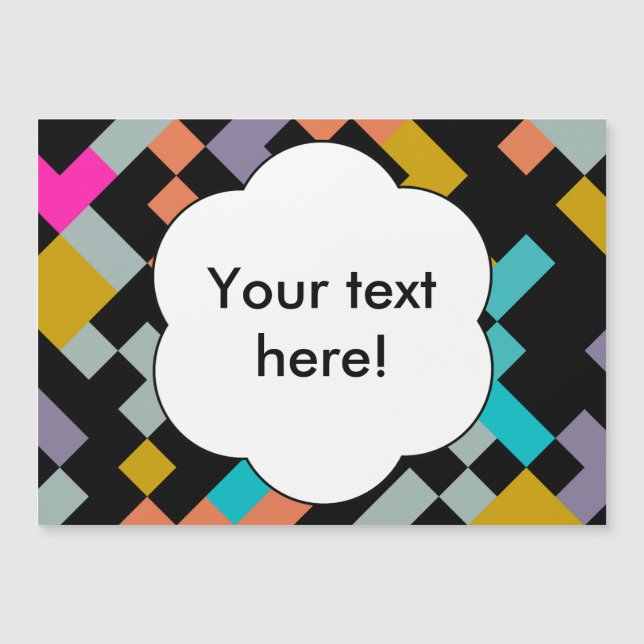 Diseño abstracto de formas conectadas (Anverso)