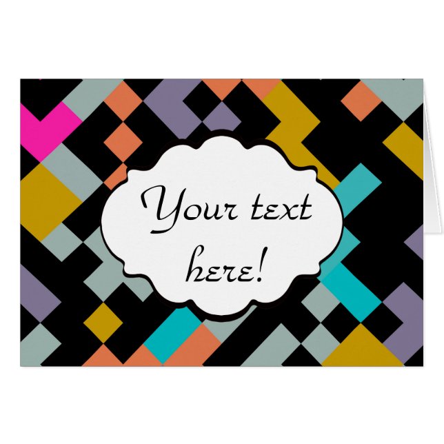 Diseño abstracto de formas conectadas (Anverso (Horizontal))