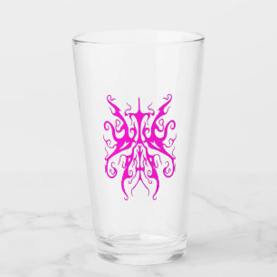 Diseño Abstracto de Máscara Tribal Rosa Elegante