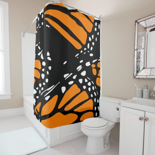 Diseño abstracto de una mariposa de monarca