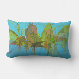 Diseño abstracto del pantano de almohada