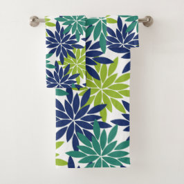 Diseño abstracto floral geométrico de dalia