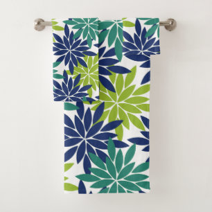 Diseño abstracto floral geométrico de dalia