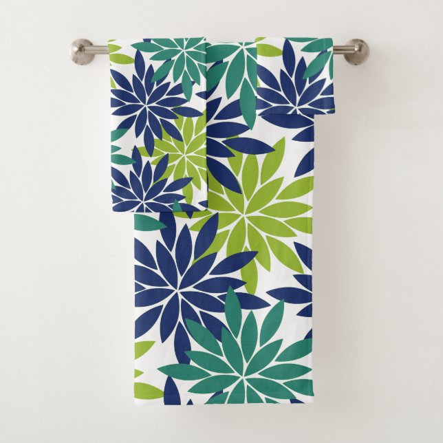Diseño abstracto floral geométrico de dalia (In situ)