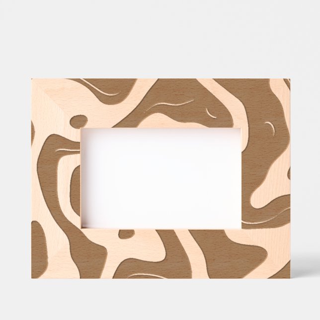 Diseño abstracto marco de imagen inclinado (Anverso)