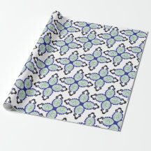 Diseño abstracto personalizado en papel envolvente